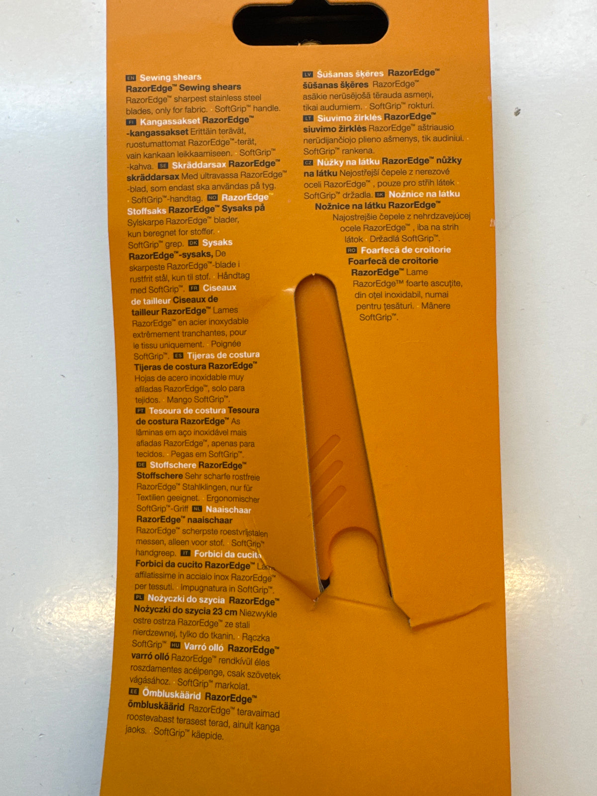 Fiskars saksur 21 cm og 23 cm