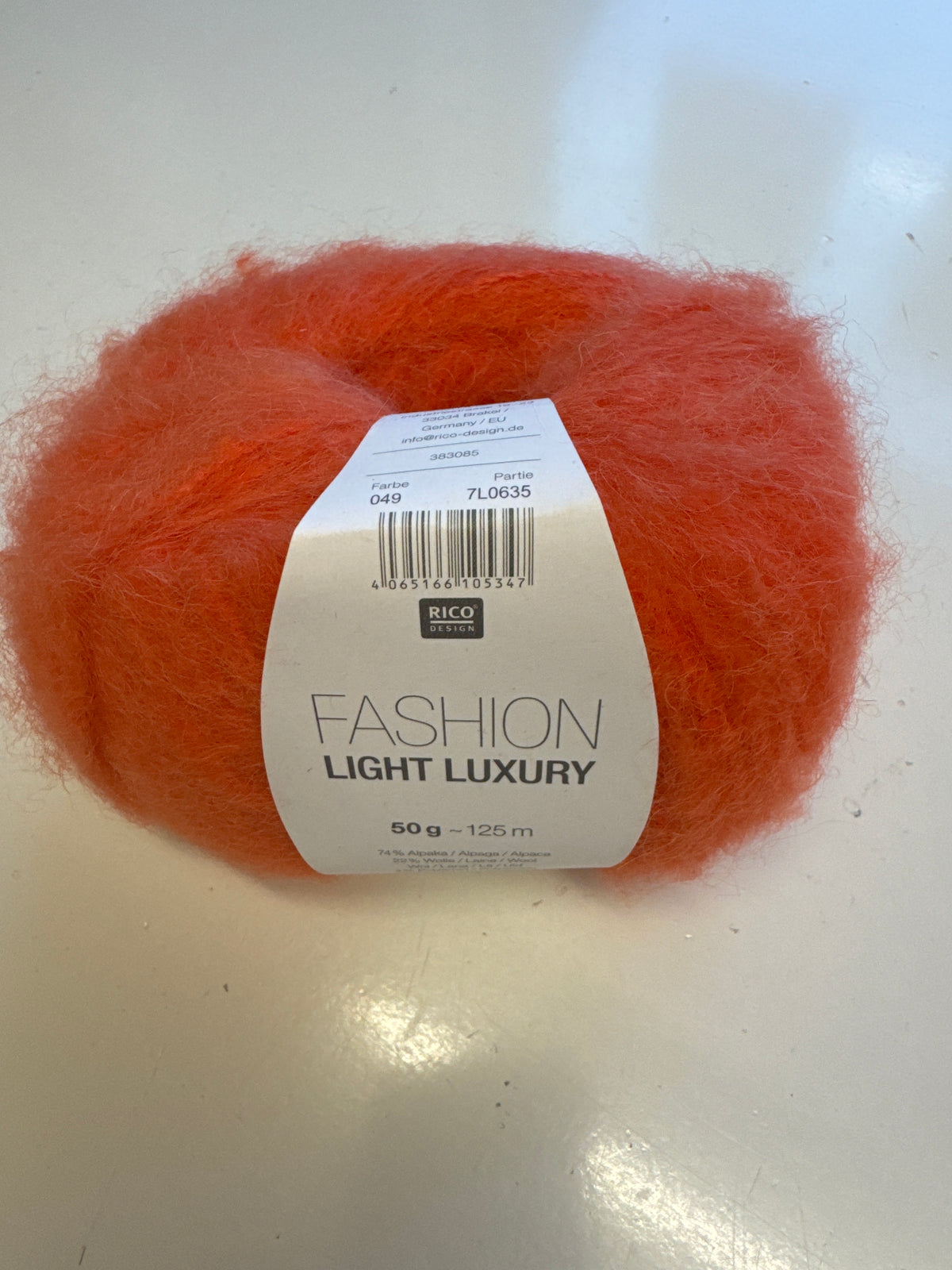 Fashion Light Luxury ljóst orange