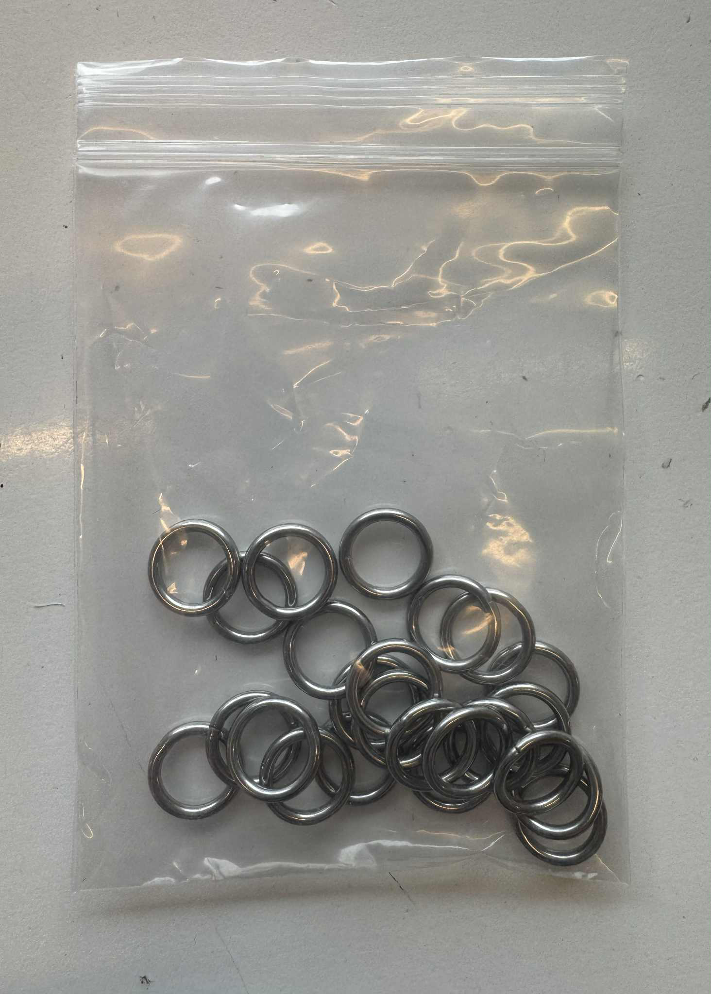 Silvur ringar 24 stk