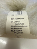 Bindiuppskrift frá Permin S-XL við tógvi hvítt ella svart við glimmur í