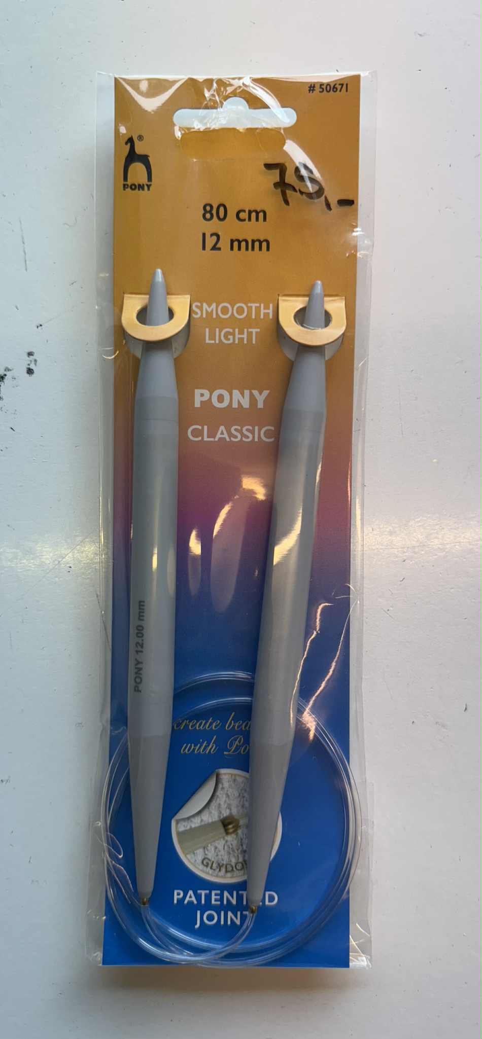 Rund stokkur 80 cm 12mm 78 kr