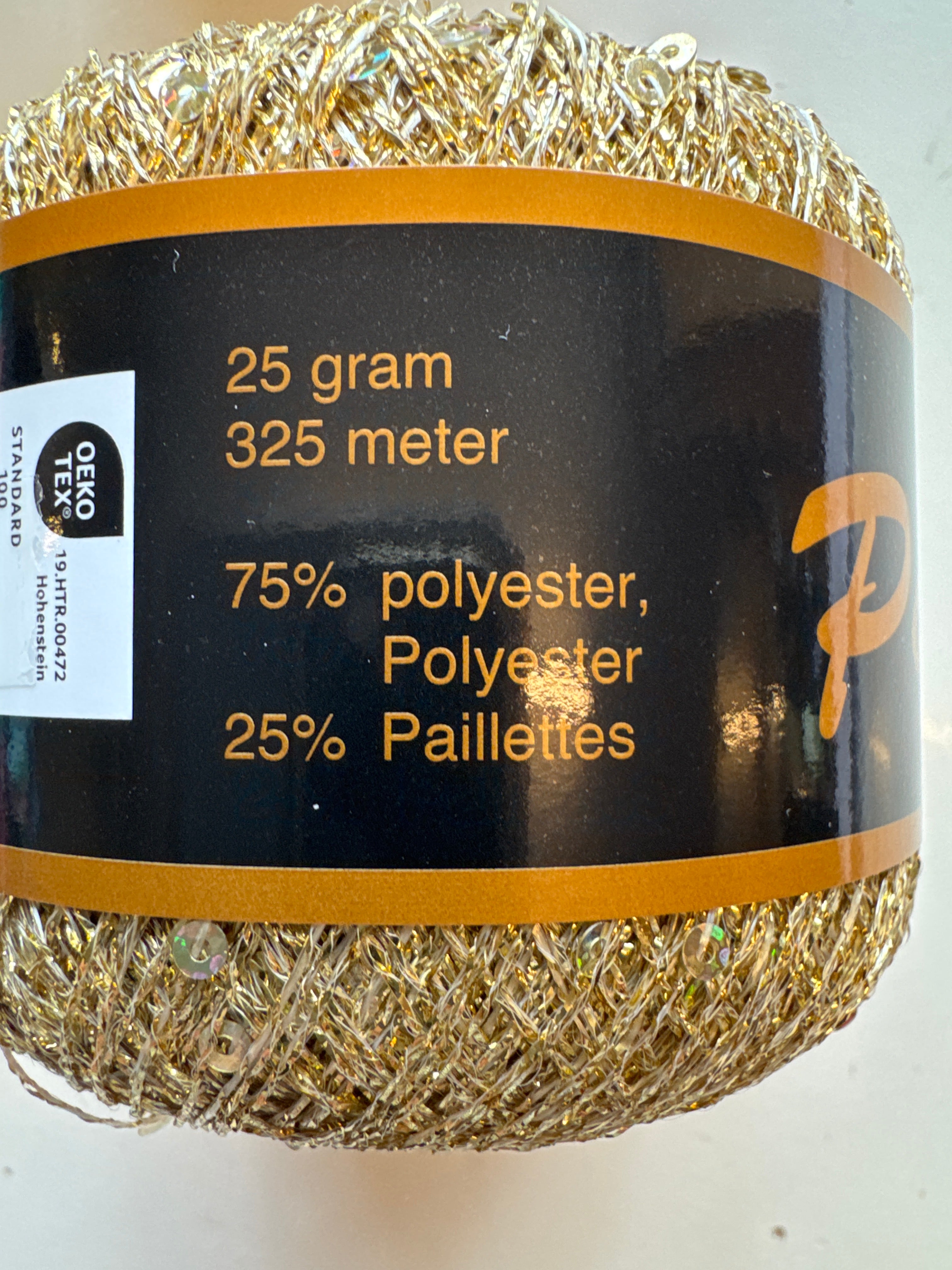 Pallettes 25g 325 mtr