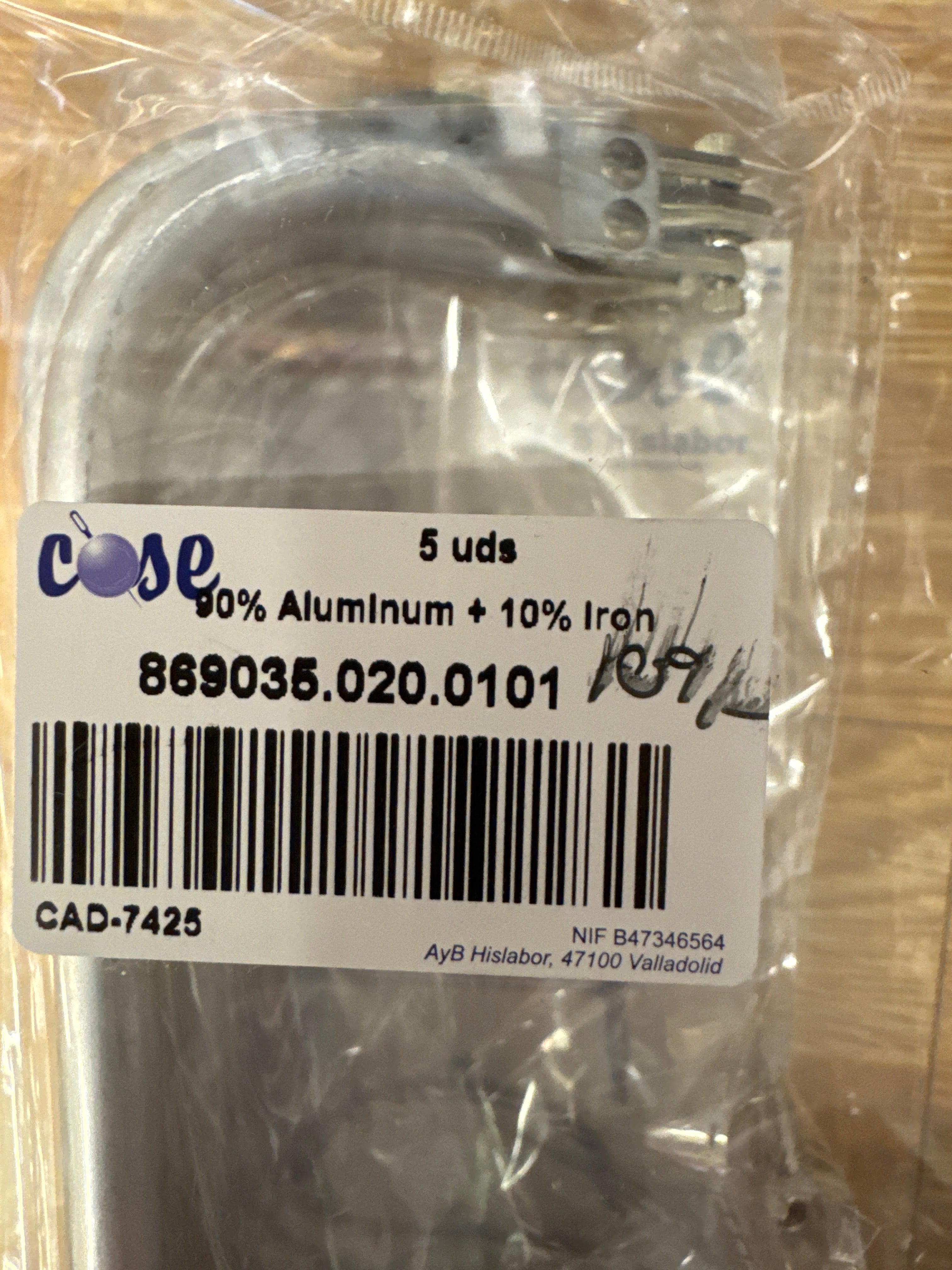 Aluminium reim til taskur