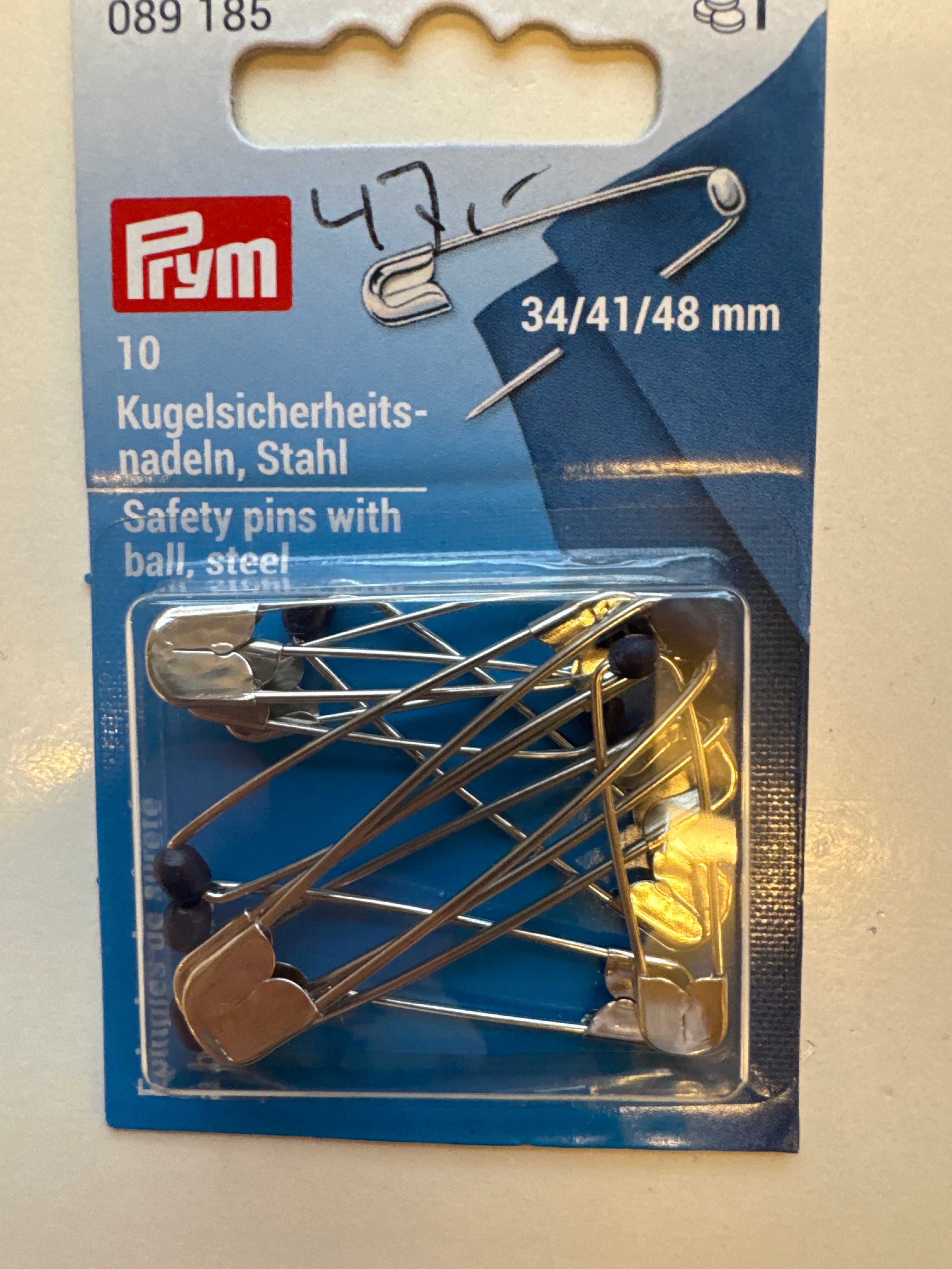 Trygdarnálir við kúlu