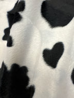 Cow hvítt/svart 120 kr mtr.