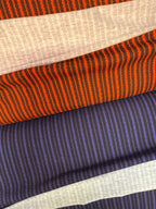 Bummull jersey við føroyskum prenti 180 kr mtr.