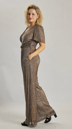 Buksidrakt í gull og silvur í stødd L og 2XL 2600 kr