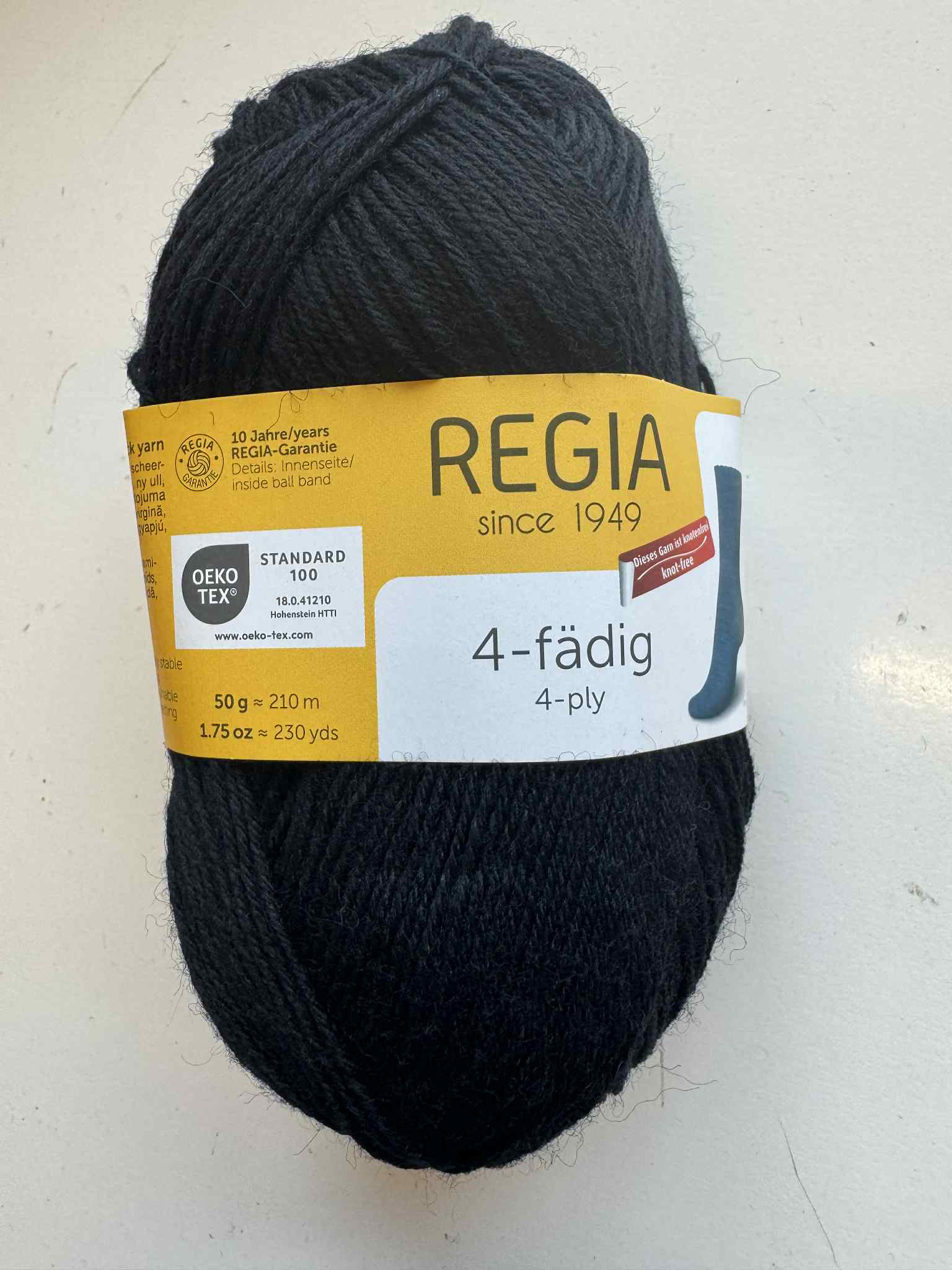 Regia tógv svart 210 mtr.