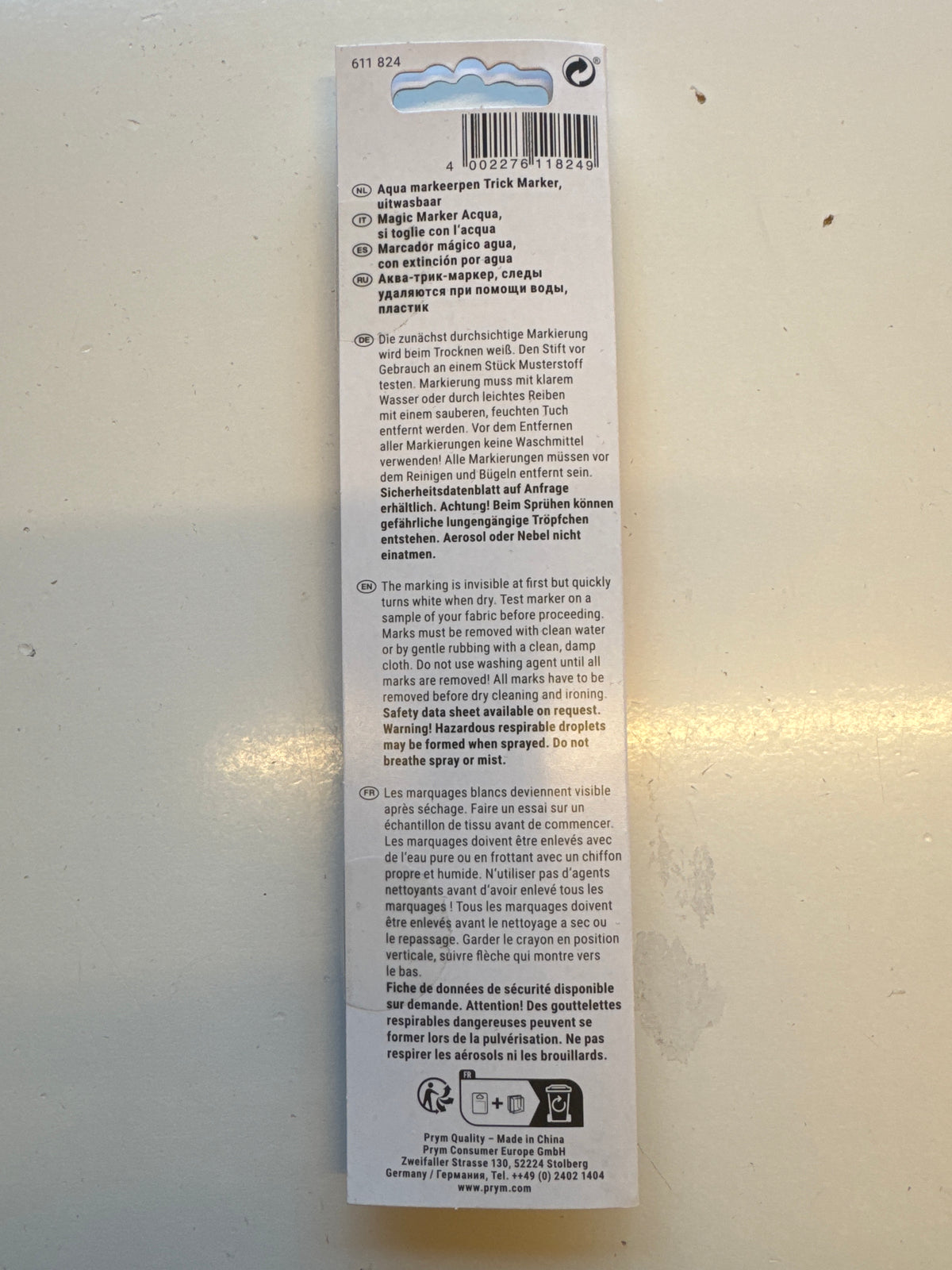 Markering pen hvítur