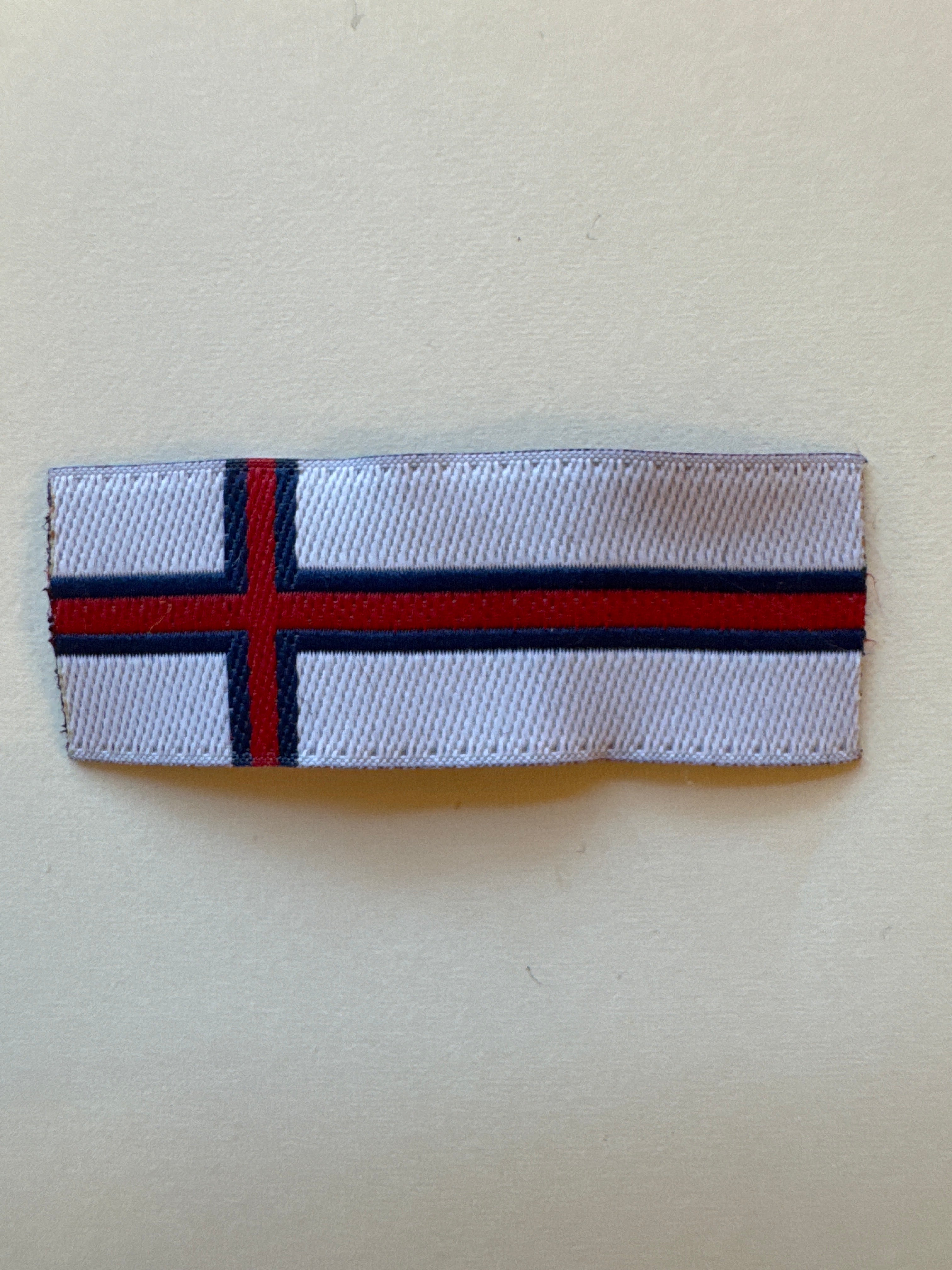 Føroyskt flagg 1,5 cm x 4 cm