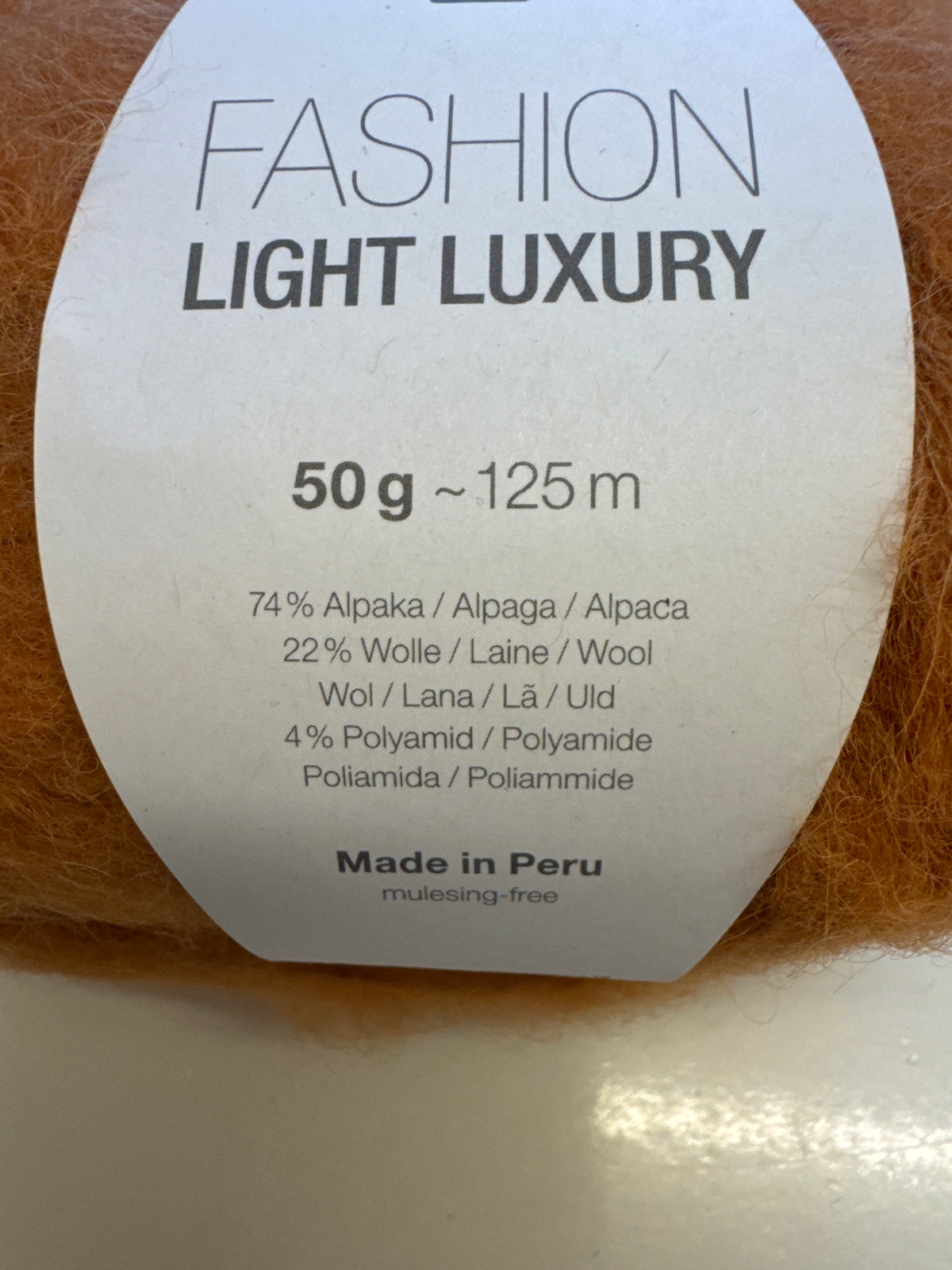 Fashion Light Luxury brúnt orange