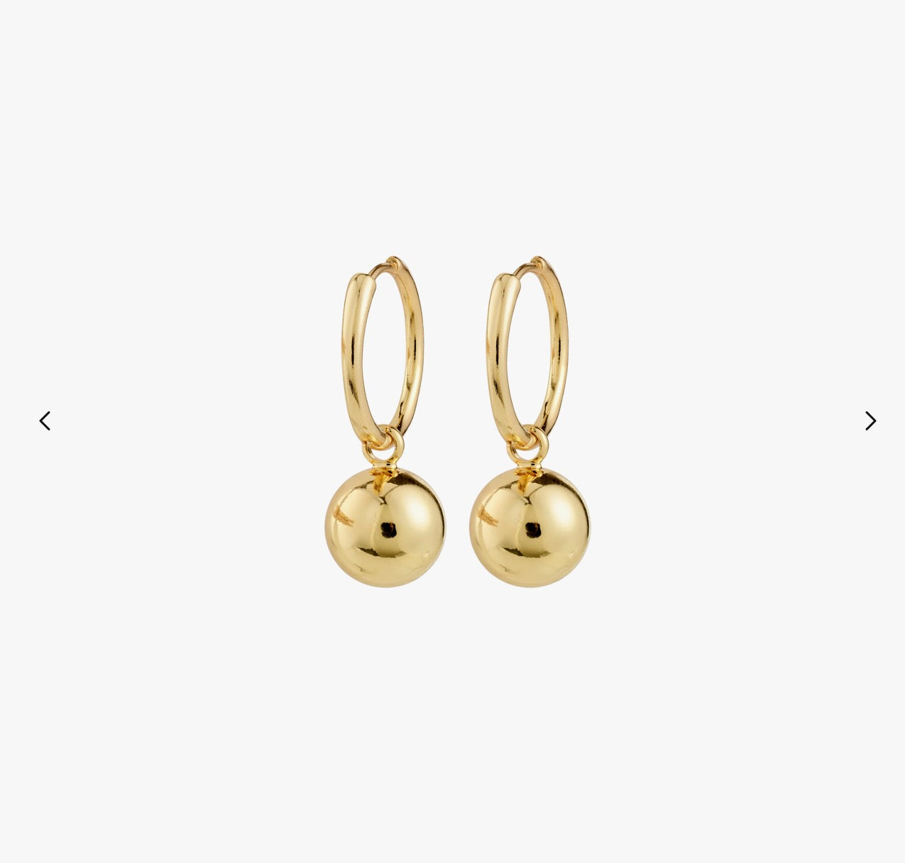 AIR hoop øreringe guldbelagt