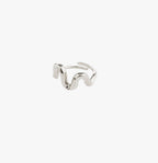 AIKO ring sølvbelagt