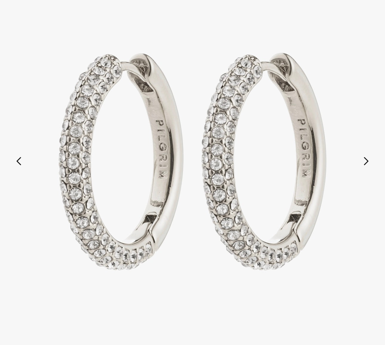 TATUM store hoops guldbelagt