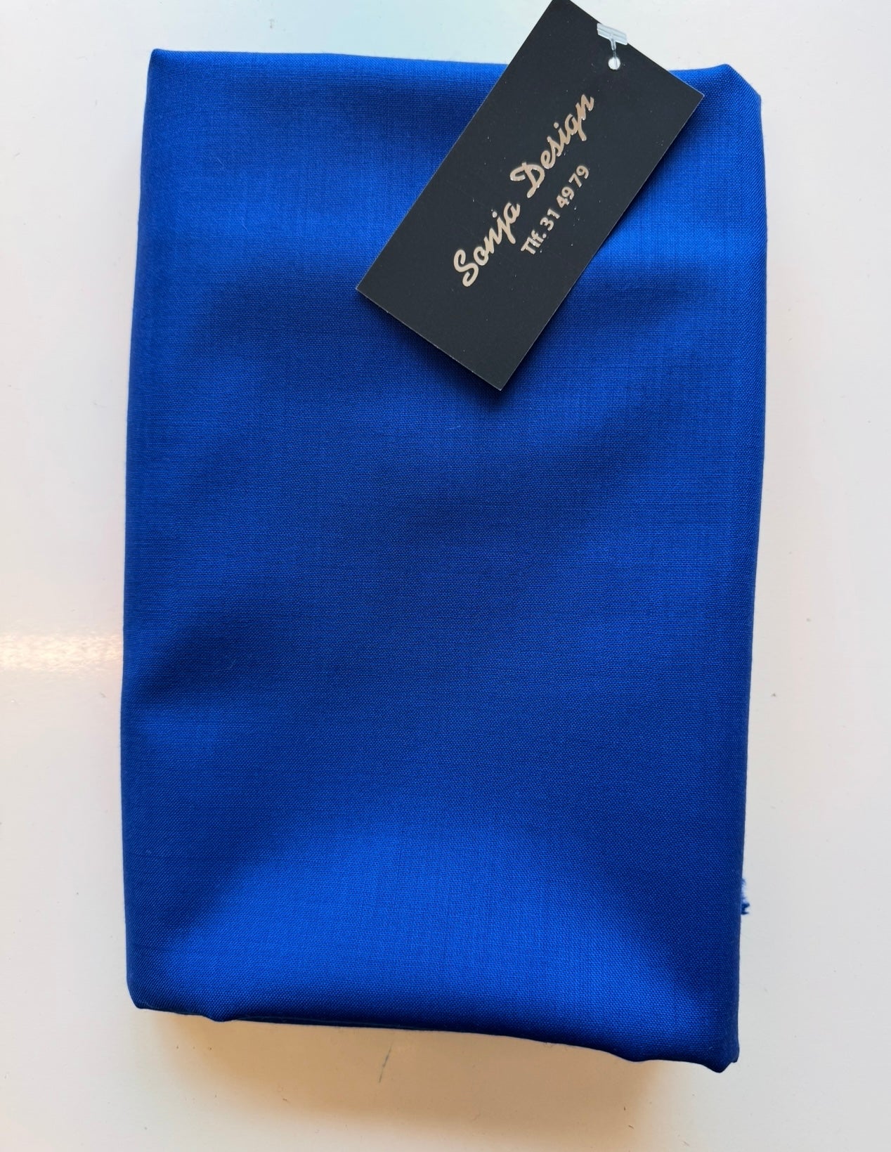 Kongablátt toy til turriklæð/fyriklæð til føroysk klæðir 2 mtr. stykkir