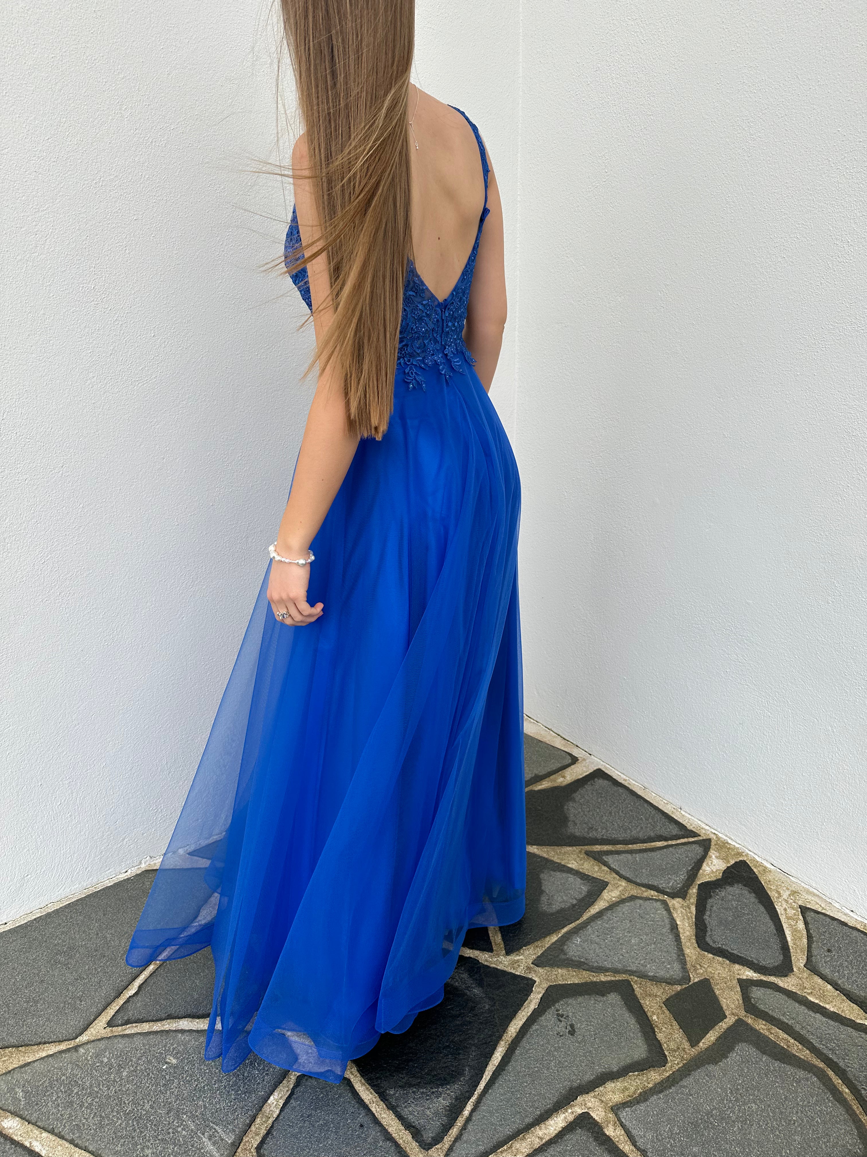 Kongabláur og grønur veitslukjóli stødd S og XL 2500 kr