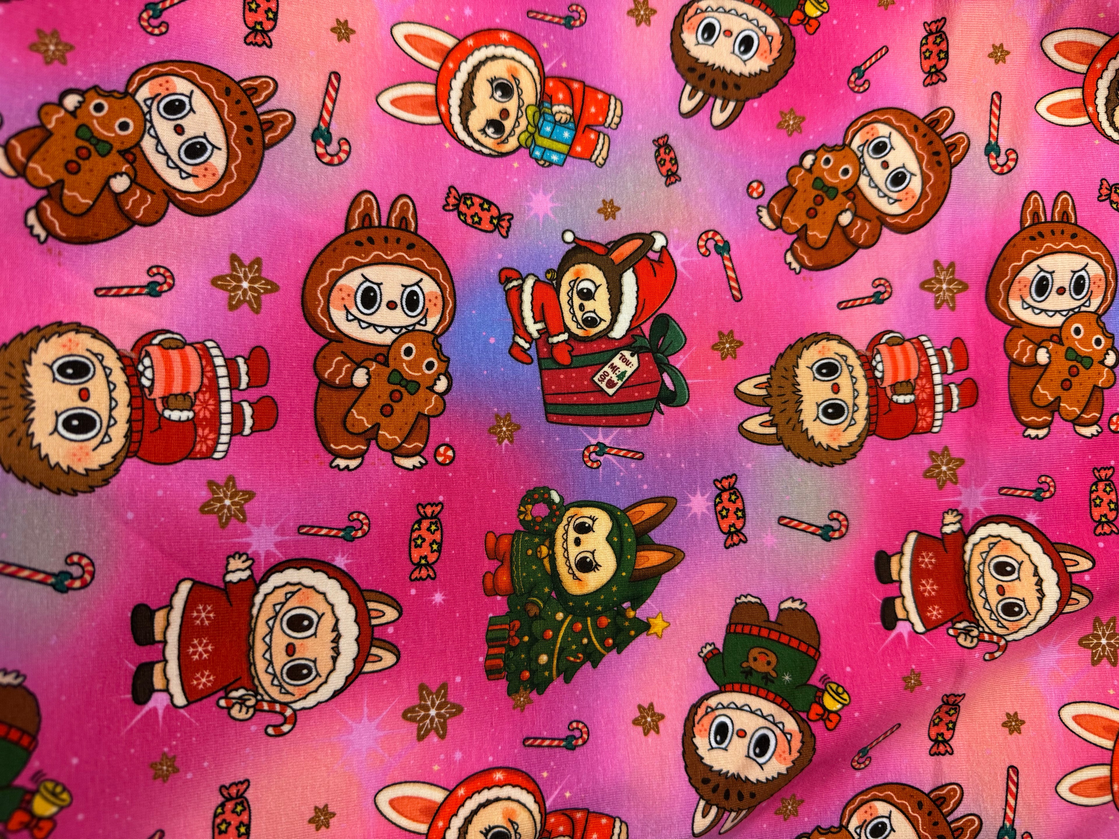 Bummull jersey Labubu 180 kr mtr.