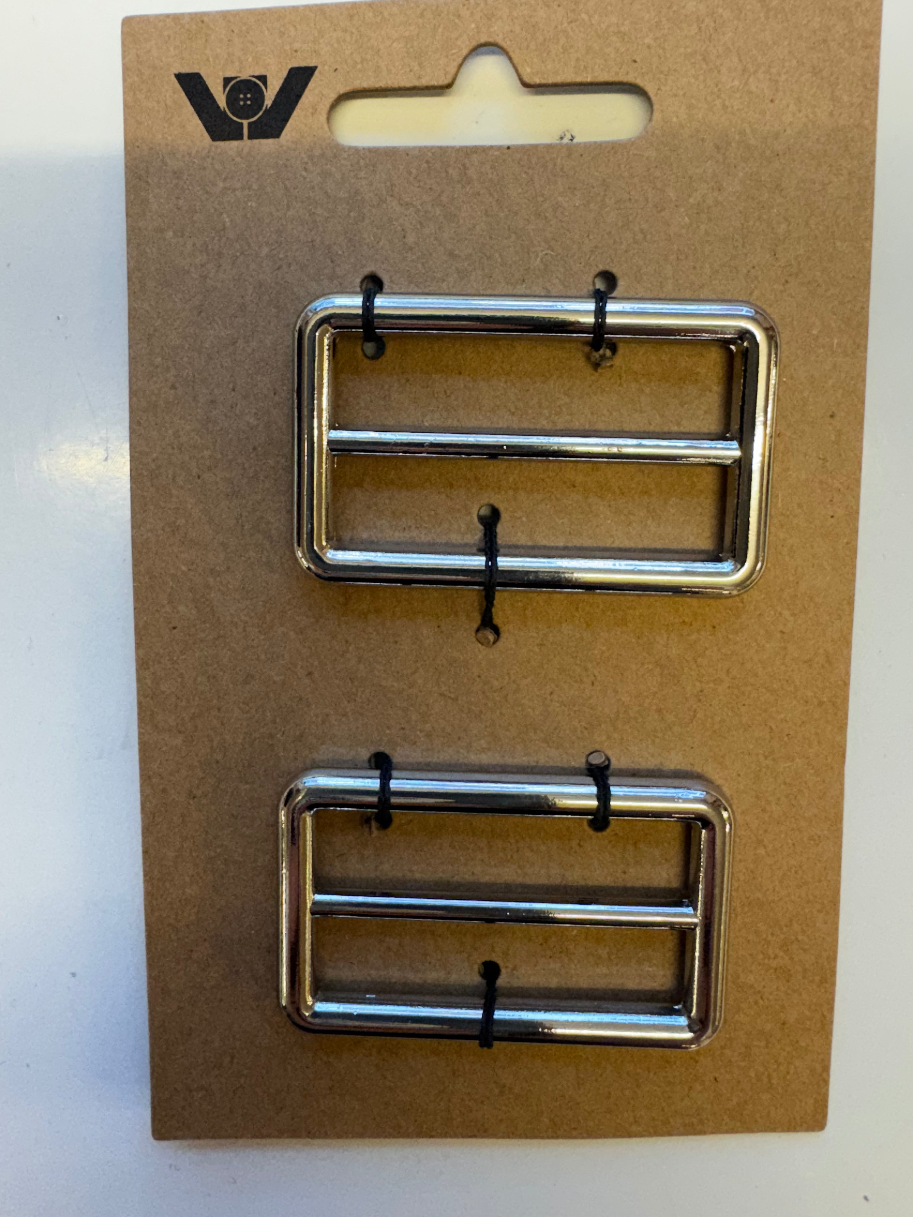 Regulering silvur 2 stk. til taskur