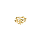 AJANI ring guldbelagt