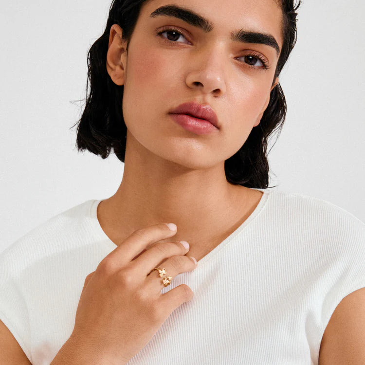 AJANI ring guldbelagt