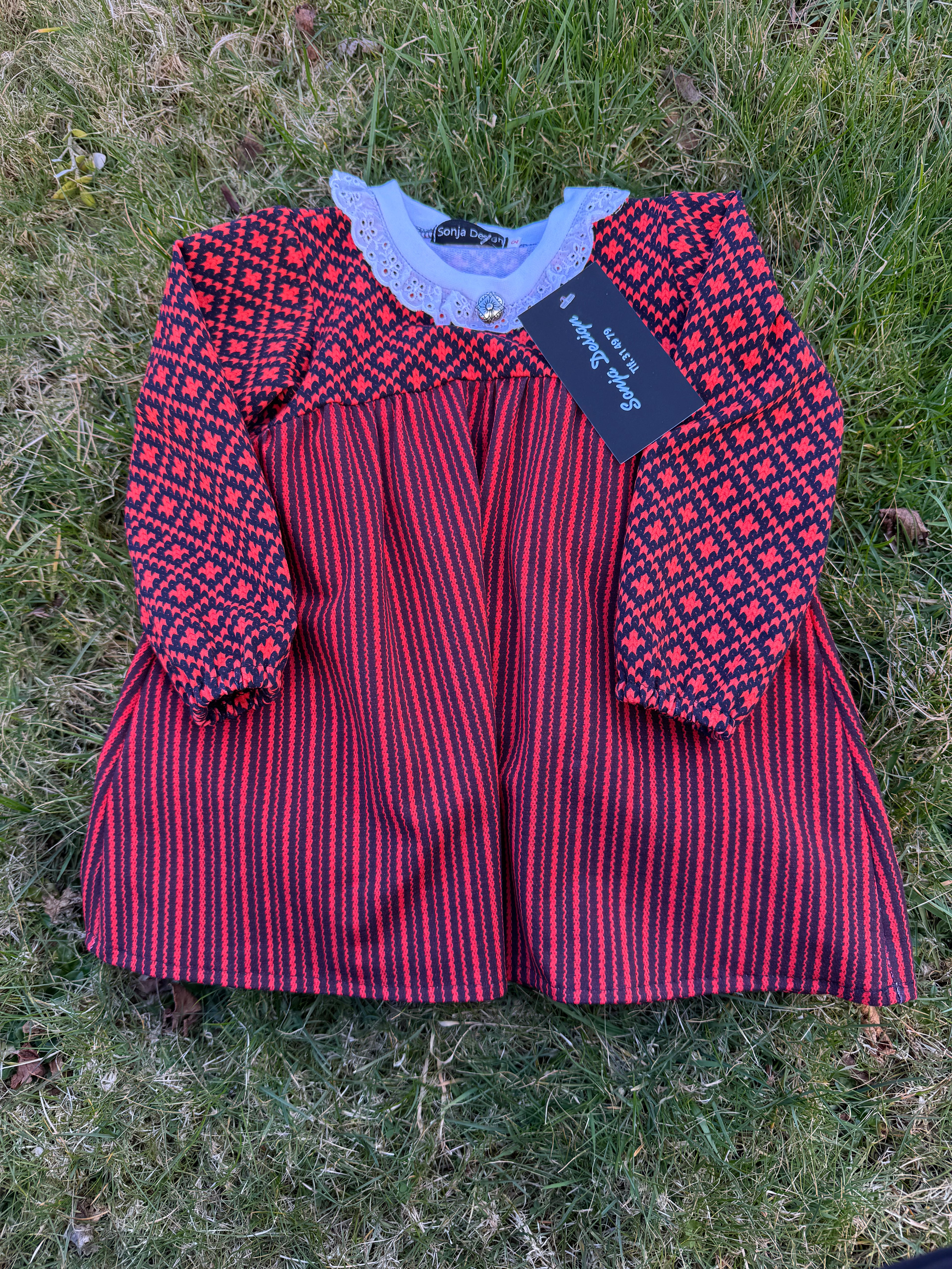 Kjóli til føroysk klæðir til børn 2-3 ár