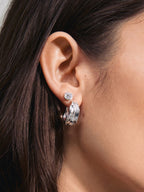 Pilgrim FEEL 2 í 1 sett Oyrnalokkar