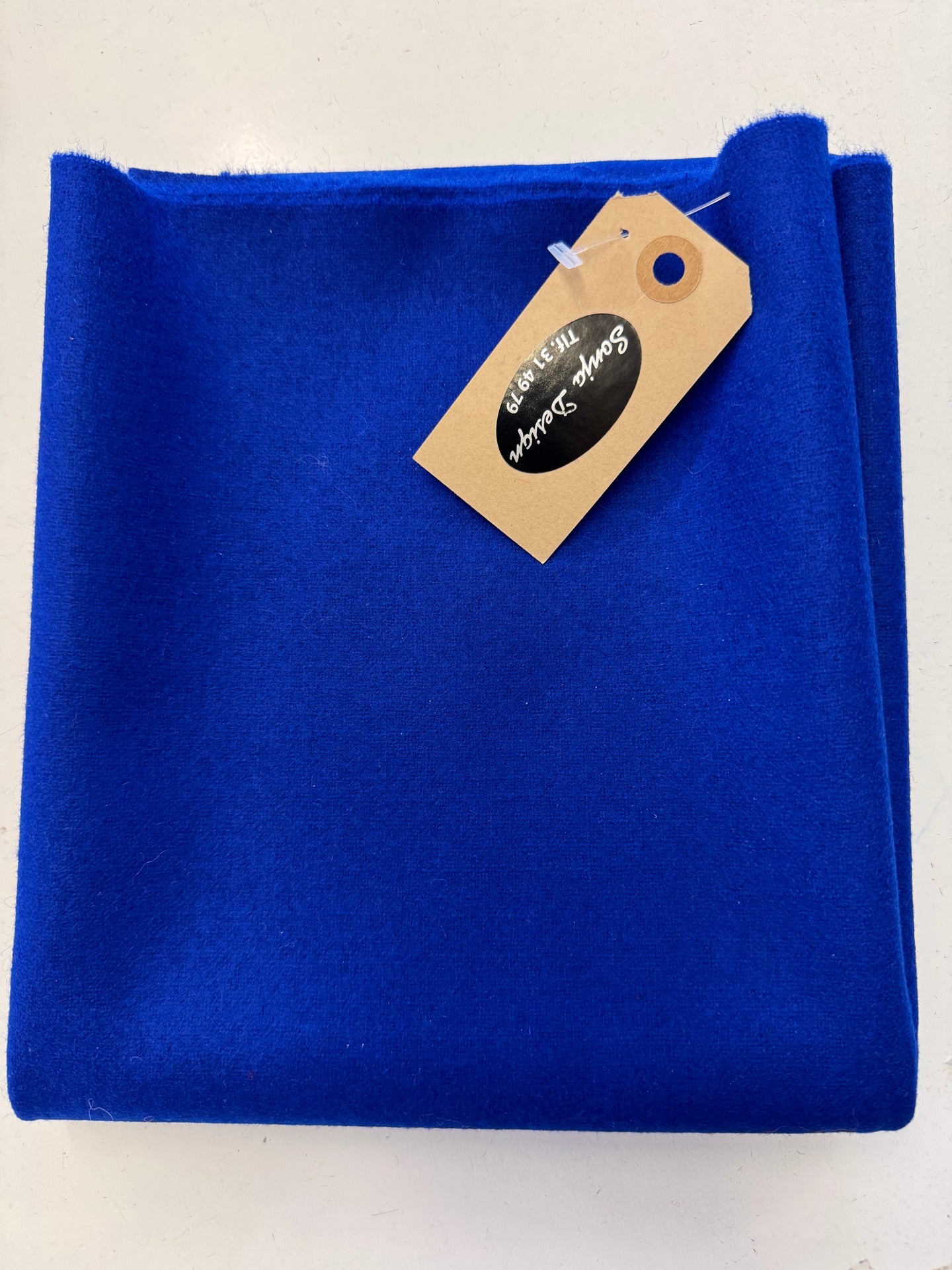 Koboltblátt Vestatoy/stykki - Tilfar til føroysk klæðir