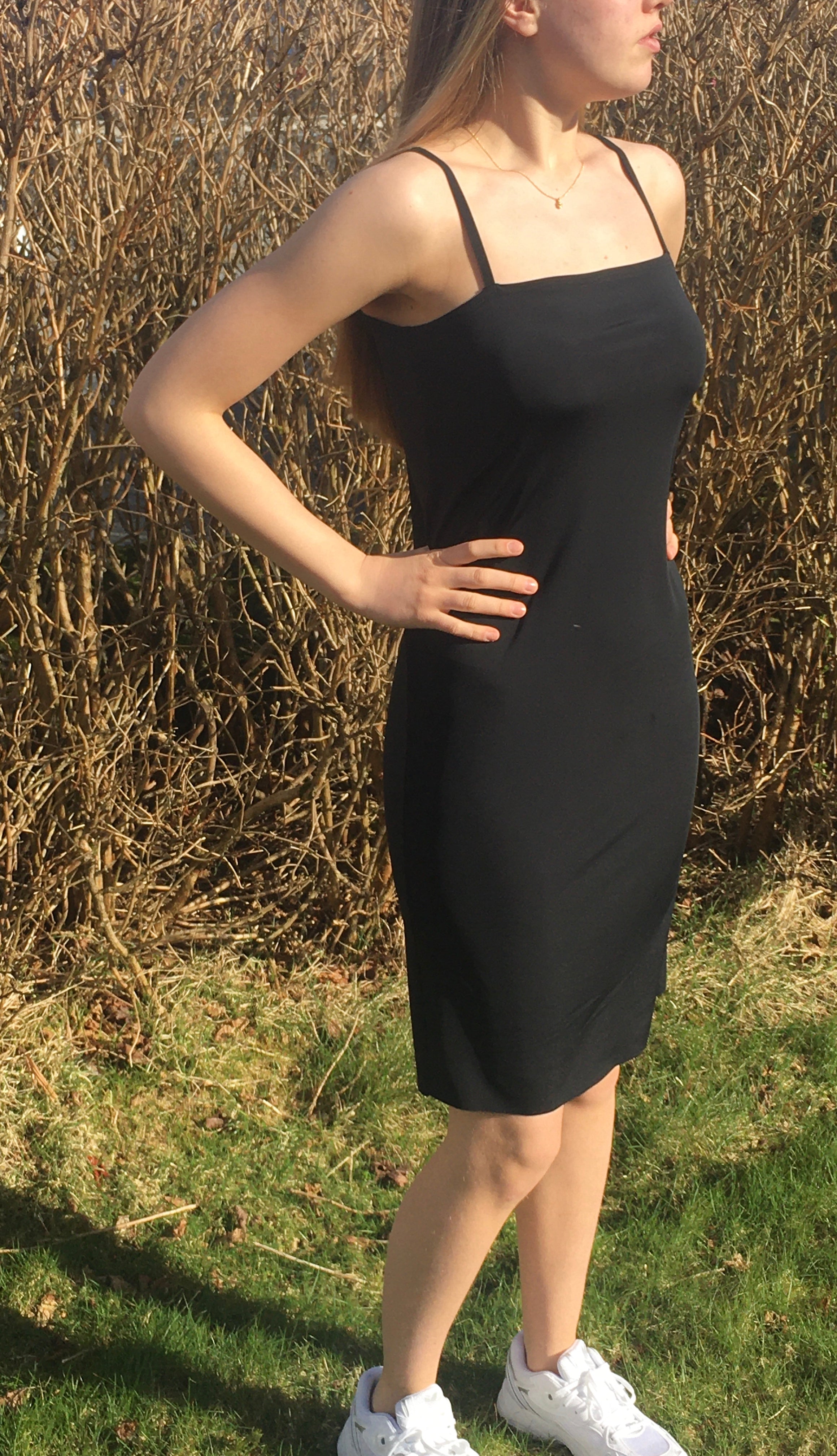 Klæðir Sonja Design Undirkjólar við Stroppum hvítt/svart